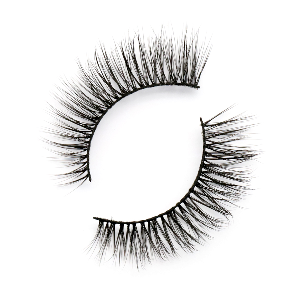 Inquiry for 2020 Fashion Style Synthetic Strip Lashes Natural Style Silk Eyelashes in the UK with Customized Box YY98